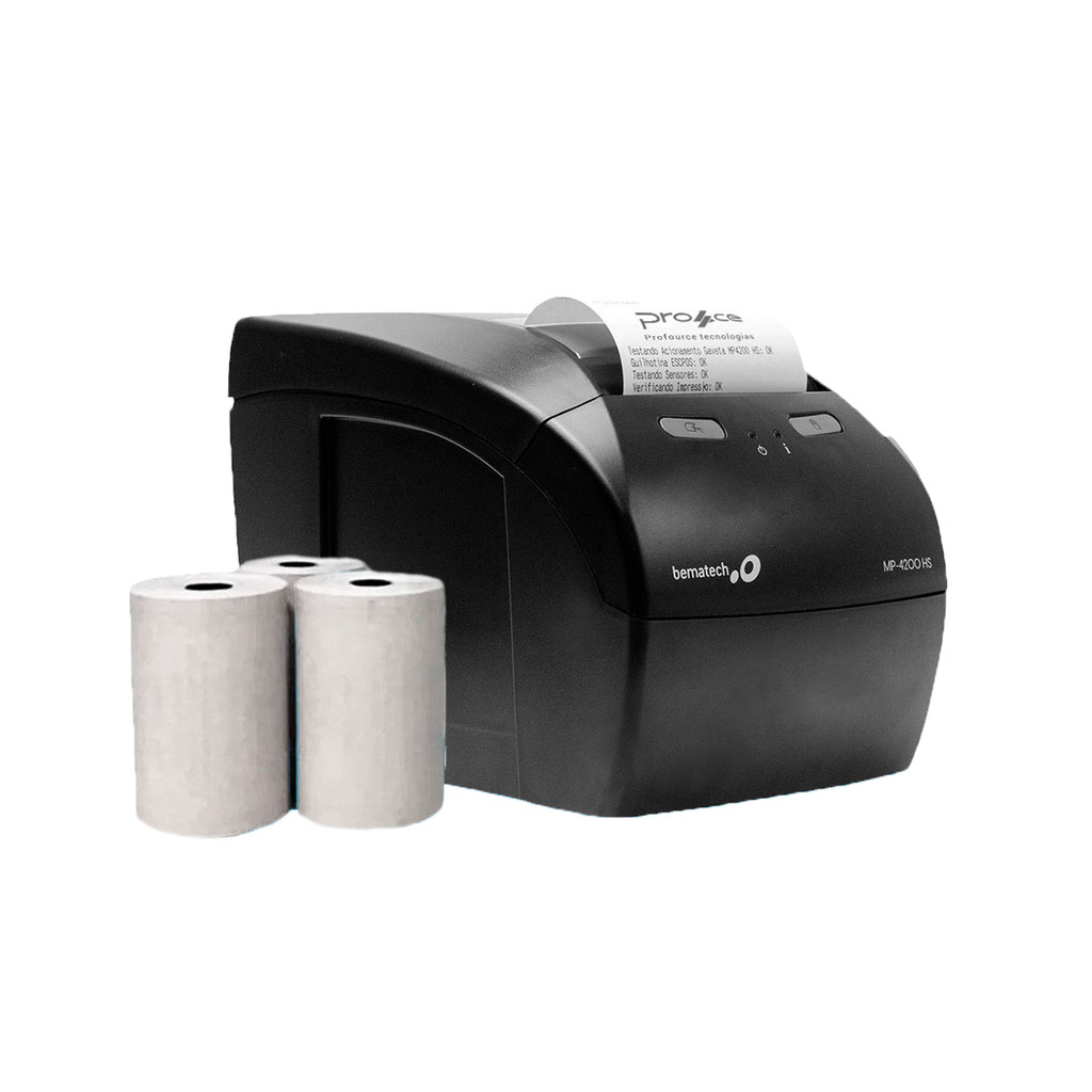 Impressora Térmica Bematech MP-4200 HS com 03 Bobinas 80x40