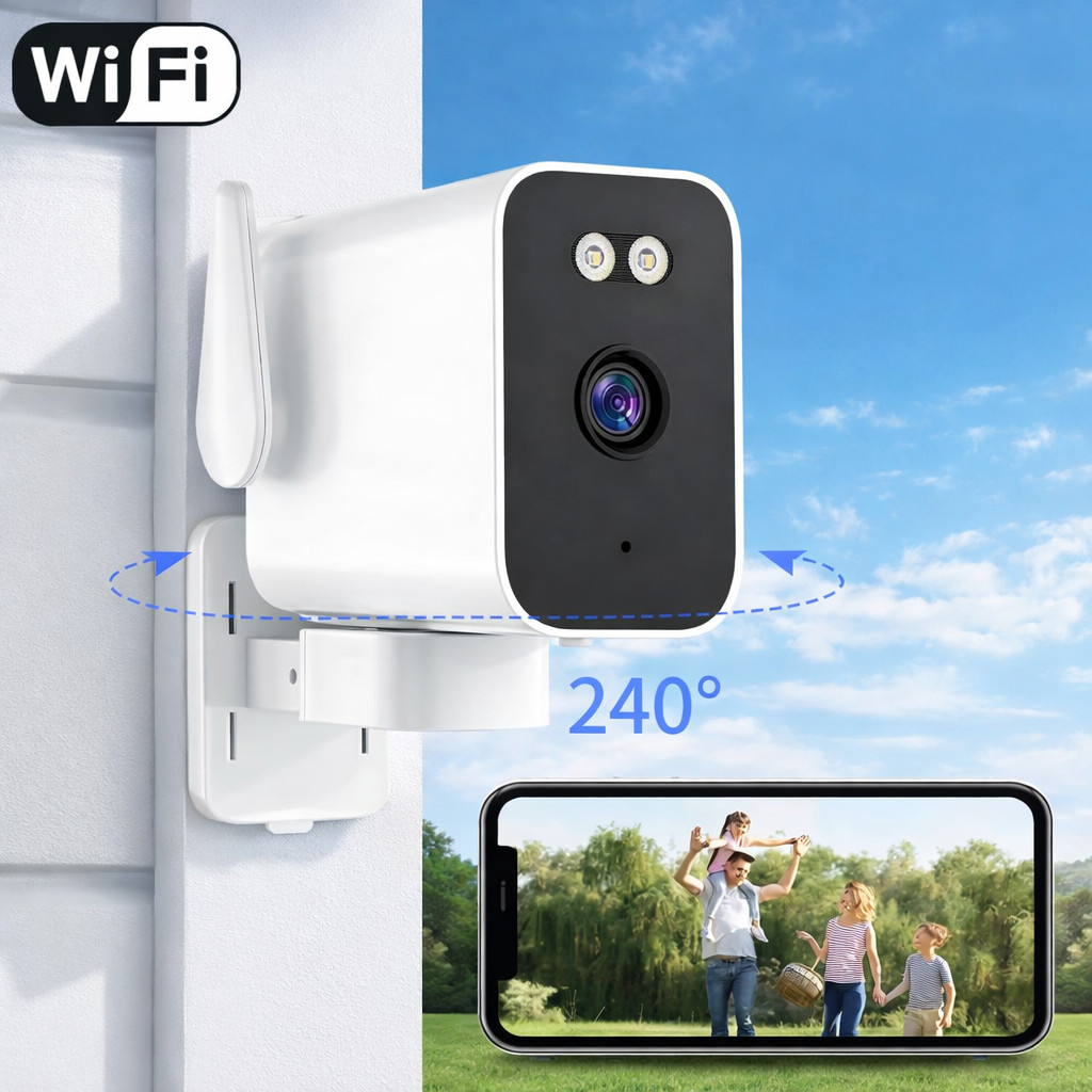 Câmera IP de Segurança WiFi Externa HD 1080P Monitoramento Inteligente Casa