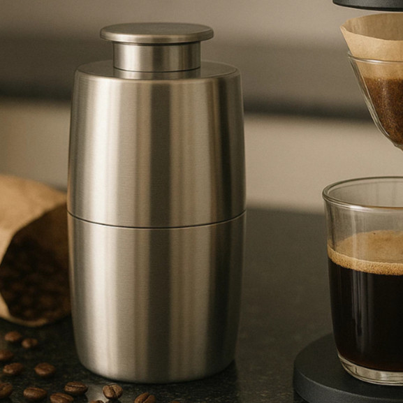 Moedor de Café Elétrico Triturador de Grãos Aço Inox 200W - LG-SK01 - 127v