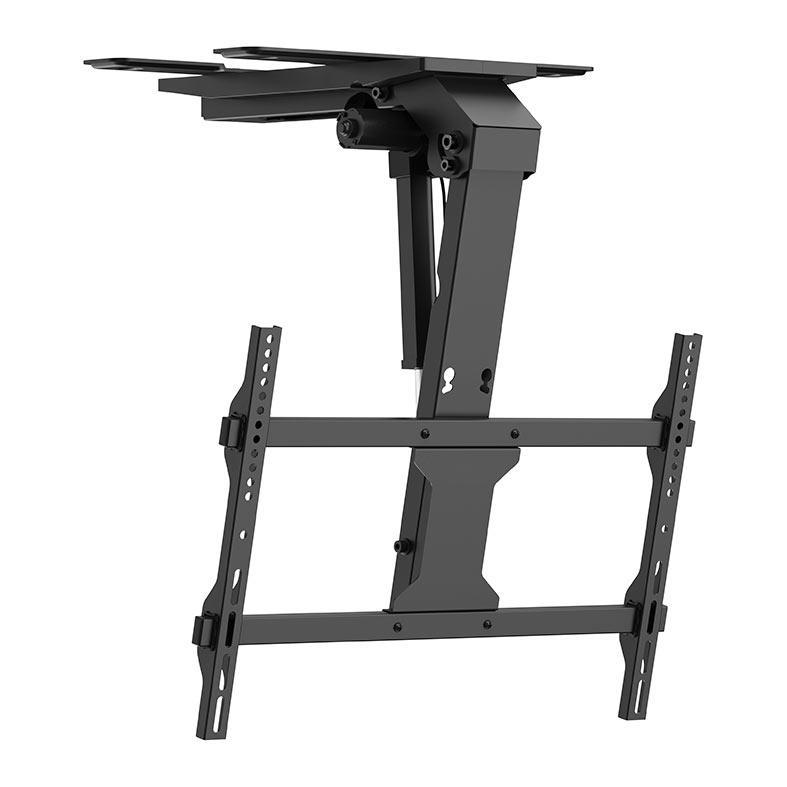 Suporte de Teto Reclinavel Para TV Brateck, Ate 75 Pol, Com Controle, Preto, PLB-M0746D em Oferta na Shopee