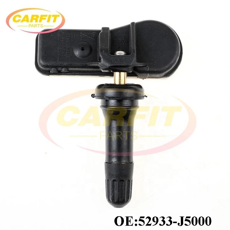 4 Pces OEM 52933-J5000 52933J5000 TPMS Sensor De Pressão Dos Pneus 433MHz Para Genesis G70 Kia Stinger GT GT1 GT2 2.0L P