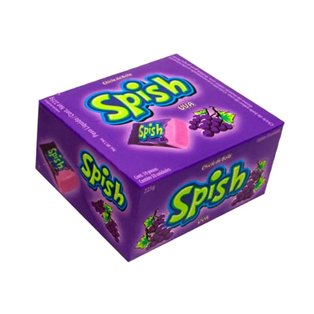 Chiclete Spish Sukest Roxo Uva C/40