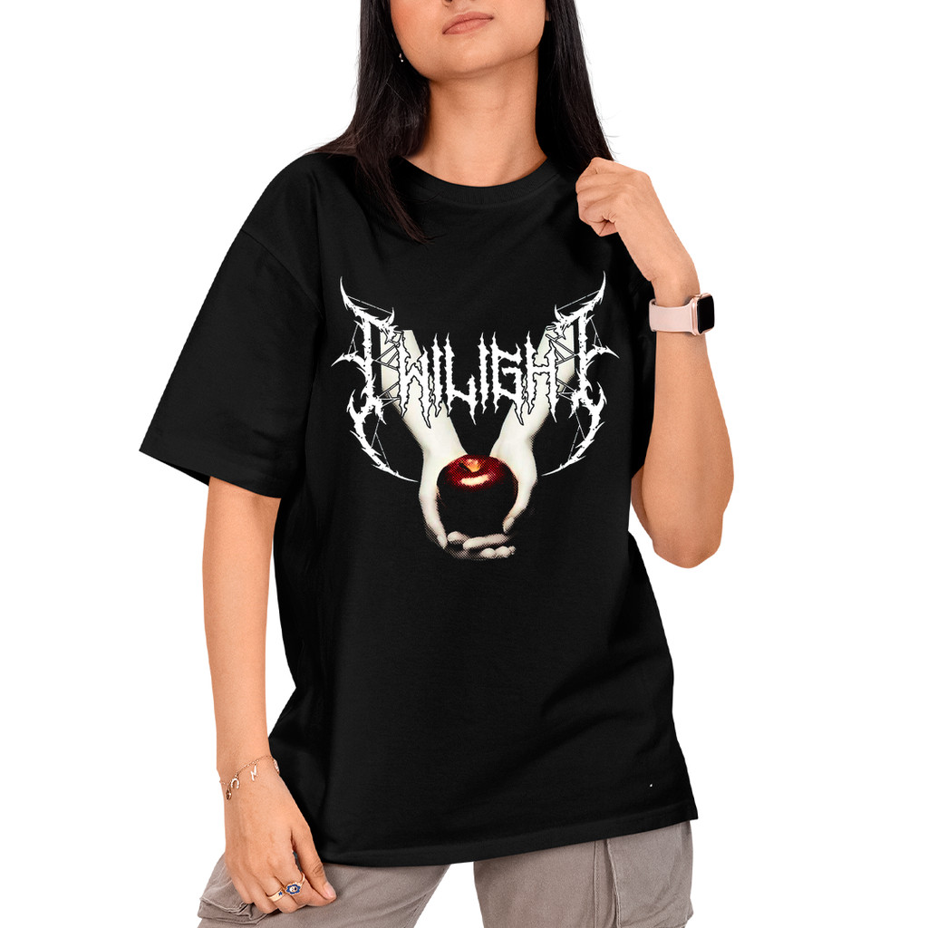 Camiseta Algodão Unissex Crepusculo Twilight Edward Bela Maçã Camisa Masculina T-Shirt Feminina