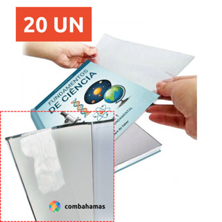 CAPA SOLTA PARA LIVRO DIDÁTICO, CAPA PRONTA, 19 X 27,7 CM, 20 UN em Oferta na Shopee