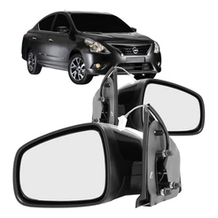 Retrovisor Versa 2015 2016 A 2019 Elétrico Com Pisca Largo