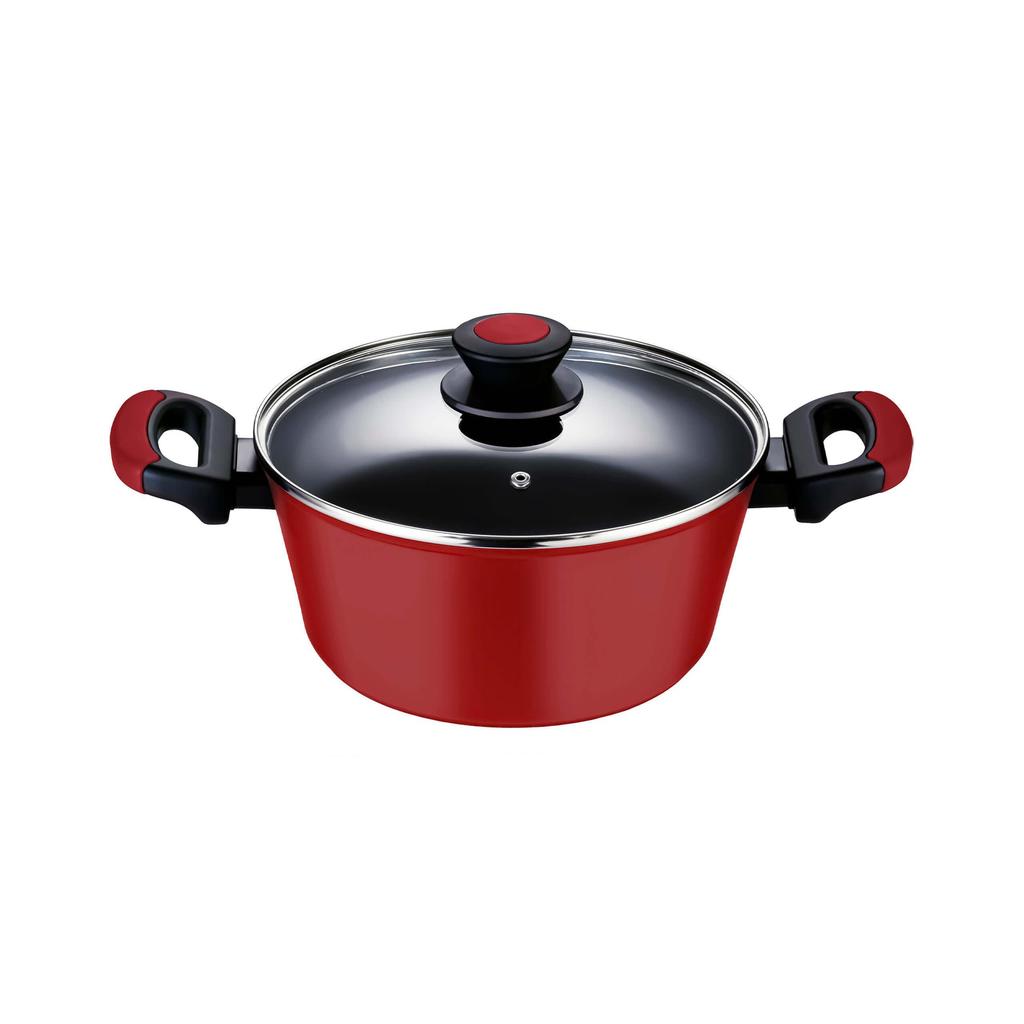 Caçarola Antiaderente para Indução 20 Cm Everyday Vermelho