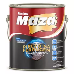 Tinta Esmalte Sintético Metálico Cinza Grafite 3,6L Maza