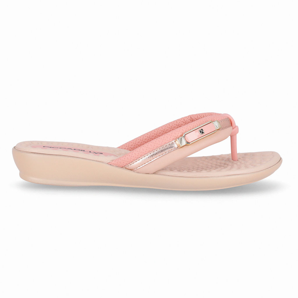 Chinelo Camila Rasteira Iogurte com Rose em Oferta na Shopee