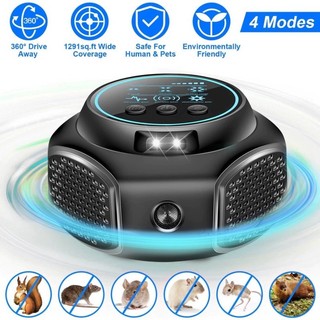 Repelente Ultrassônico Eletrônico para Ratos, Baratas e Mosquitos 360°