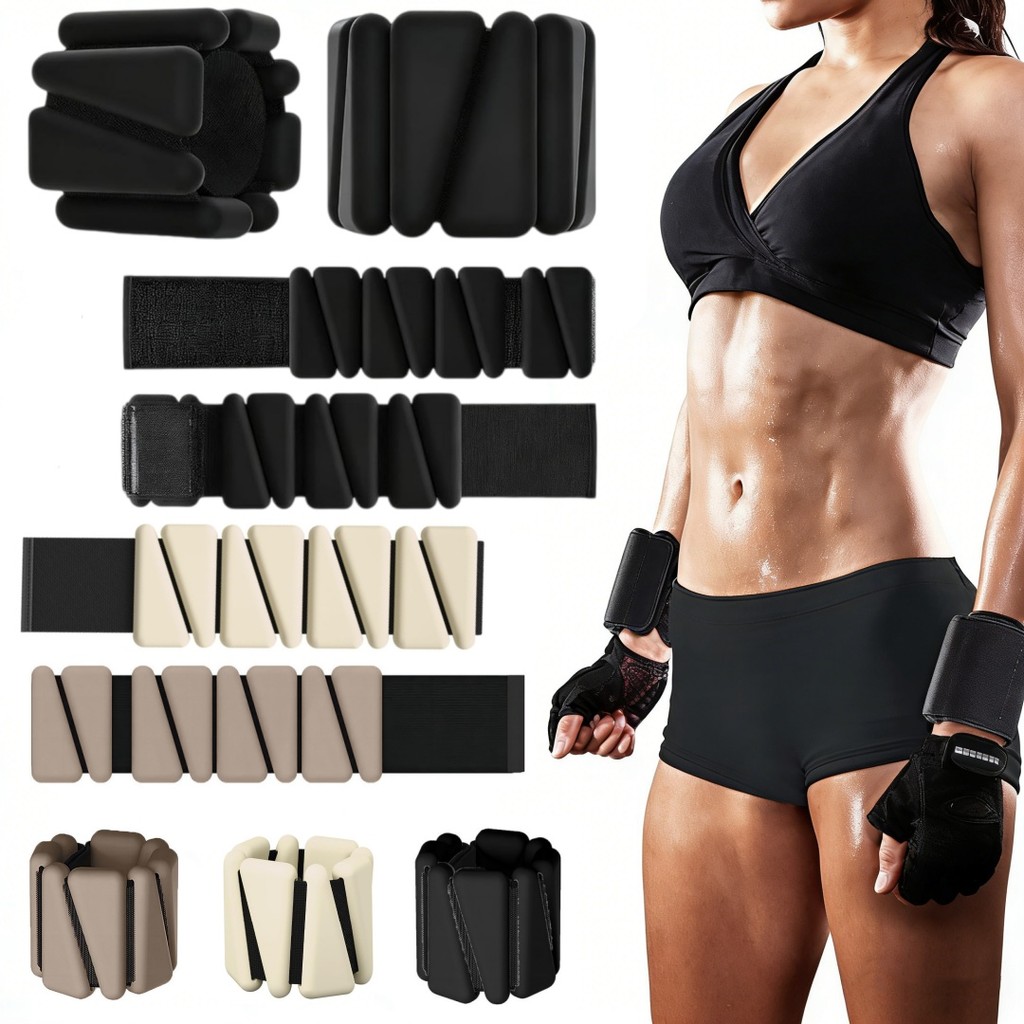 Peso de Treinamento 2 Libras Ajustável Silicone para Pulso e Tornozelo Fitness