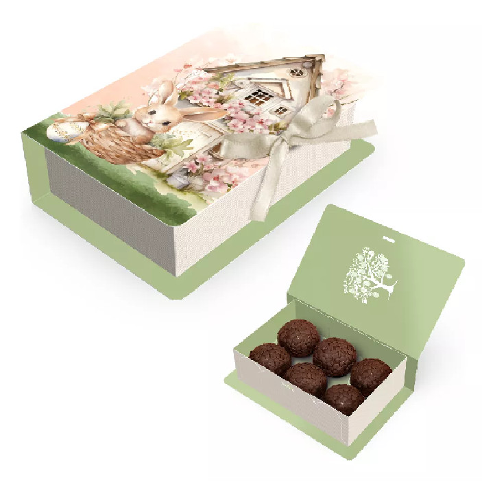 CX 6 DOCES LIVRO - COELHINHO ENCANTADO - PCT C/ 10 UNIDADES