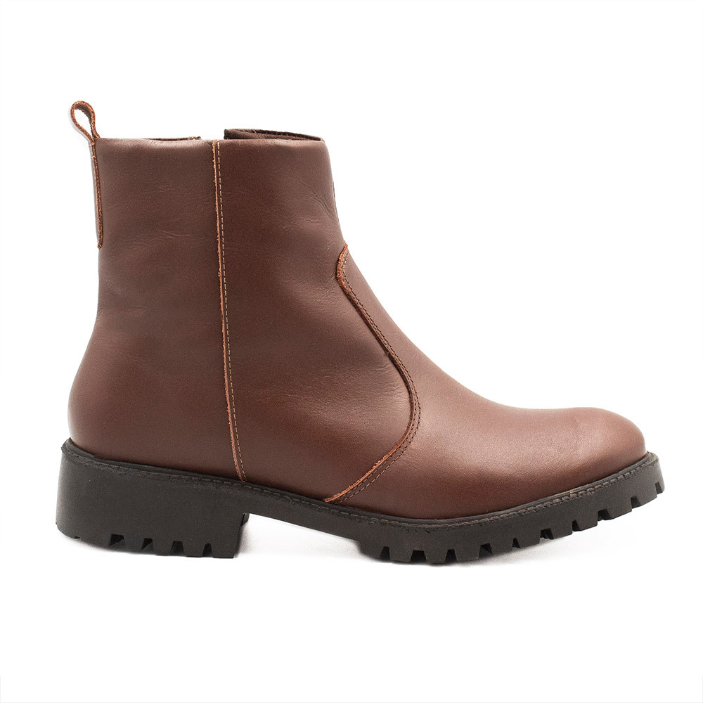 Bota Zatta Coturno Couro Tratorada Lola