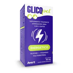 Glicopet Suplemento Vitamínico para Cães e Gatos 30ml Avert