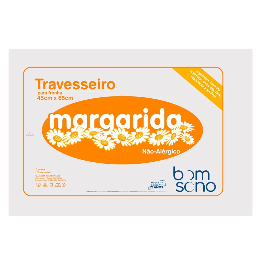 Travesseiro Altenburg Margarida em Oferta na Shopee