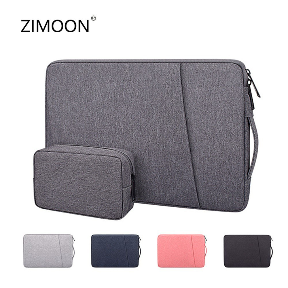 Laptop À Prova D'água Saco De Dupla Manga Side Carry Liner Bag 13/14/15 Polegada Notebook Bolsa Case Para Macbook Air Pr