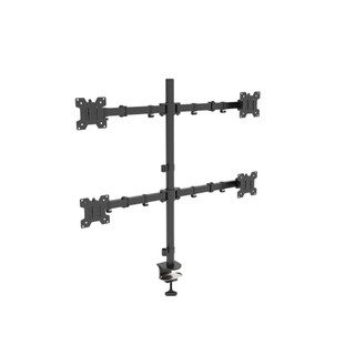 MT ERGO B4 Suporte para 04 Monitores Ate 24 Polegadas, suporte de mesa para 04 monitores, apoio para bancada 4 monitor