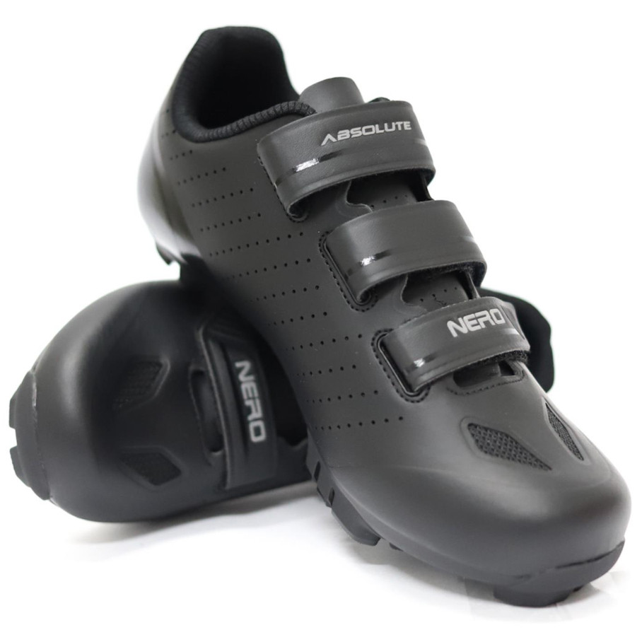 Sapatilha Ciclismo MTB Absolute Nero 5 Preta Velcro