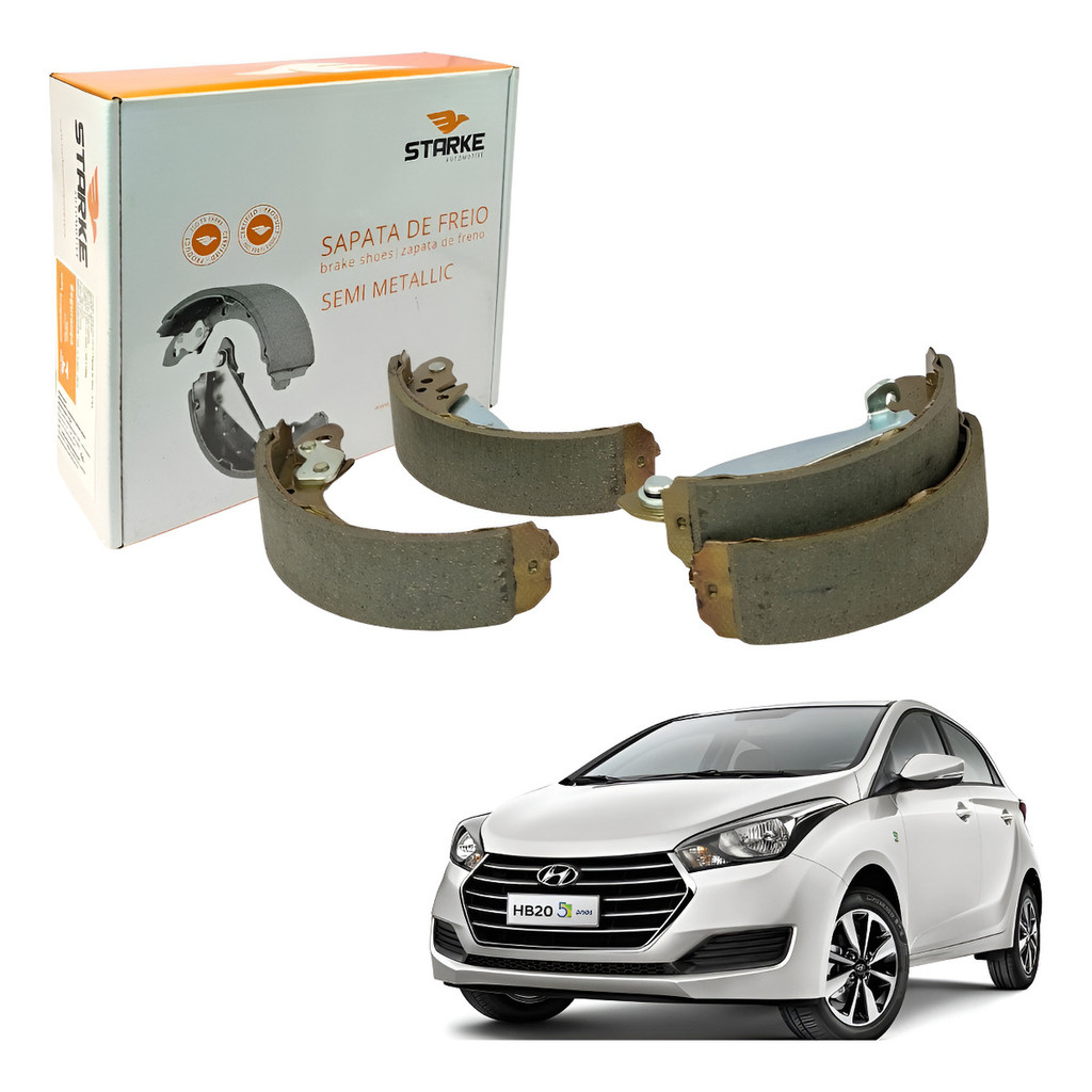 Sapata de Freio HB20 1.0 1.6 2012 em diante Original Starke