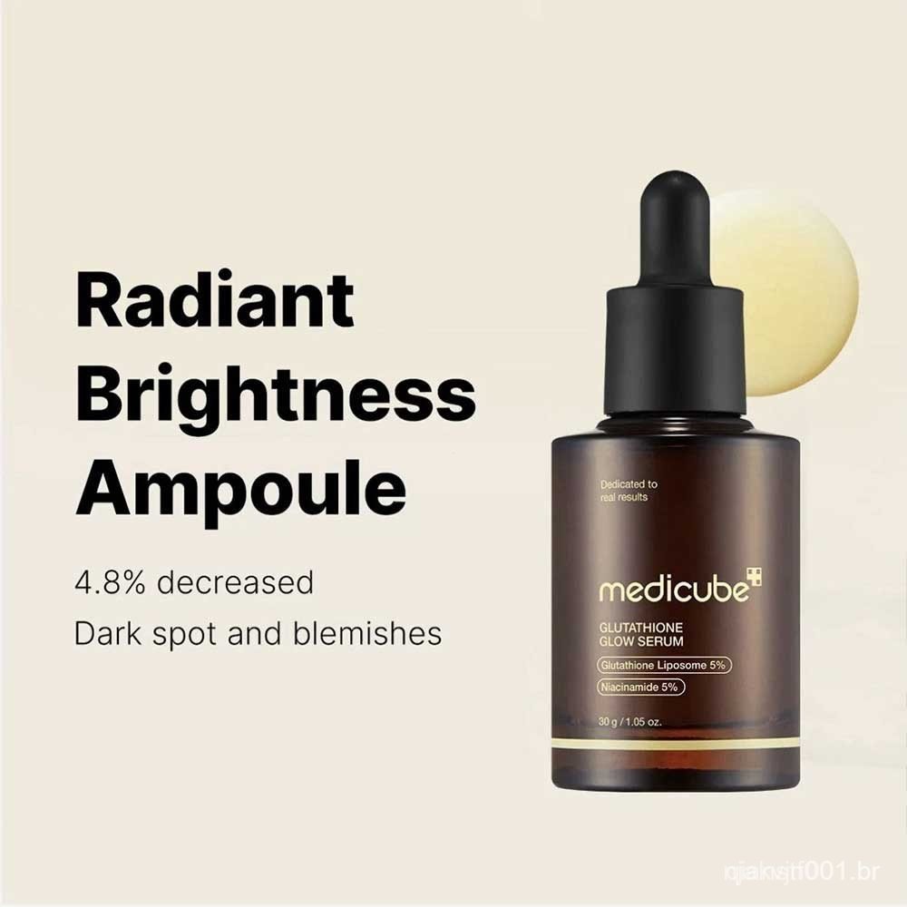 Medicube Age-R Glutationa Brightening Glow Ampola Soro 30ml | Antienvelhecimento Linhas Finas Firmador