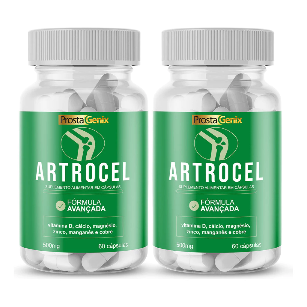2 Artrocel 60 Cáps - Formula Avançada Alívio Articulações