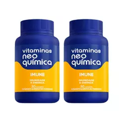 Kit c/2 Vitamina Neo Química Imune - 30 Cpr