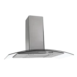 Coifa de Parede Nardelli Vidro Curvo Duto Slim 80cm Inox