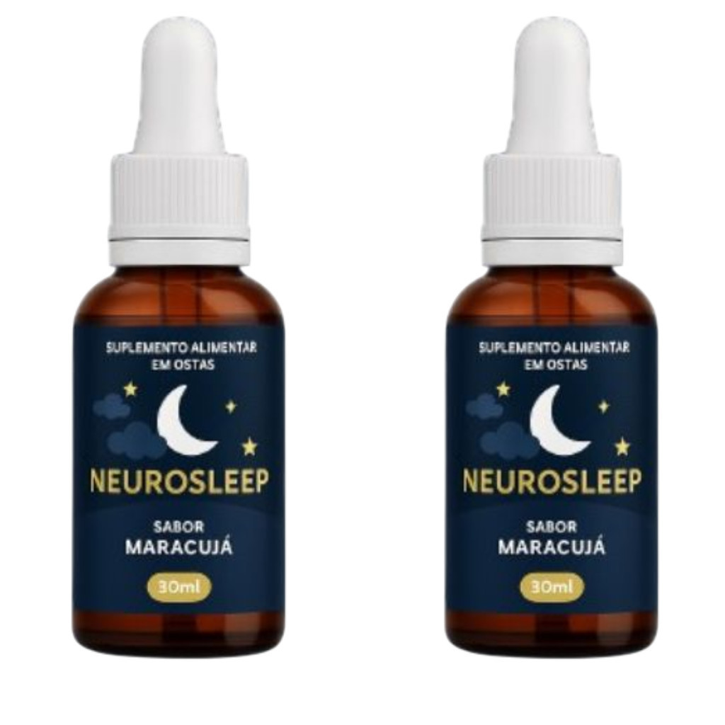 2 NeuroSleep Gotas 30 ml | Fórmula Premium - Noites de sono mais tranquilas