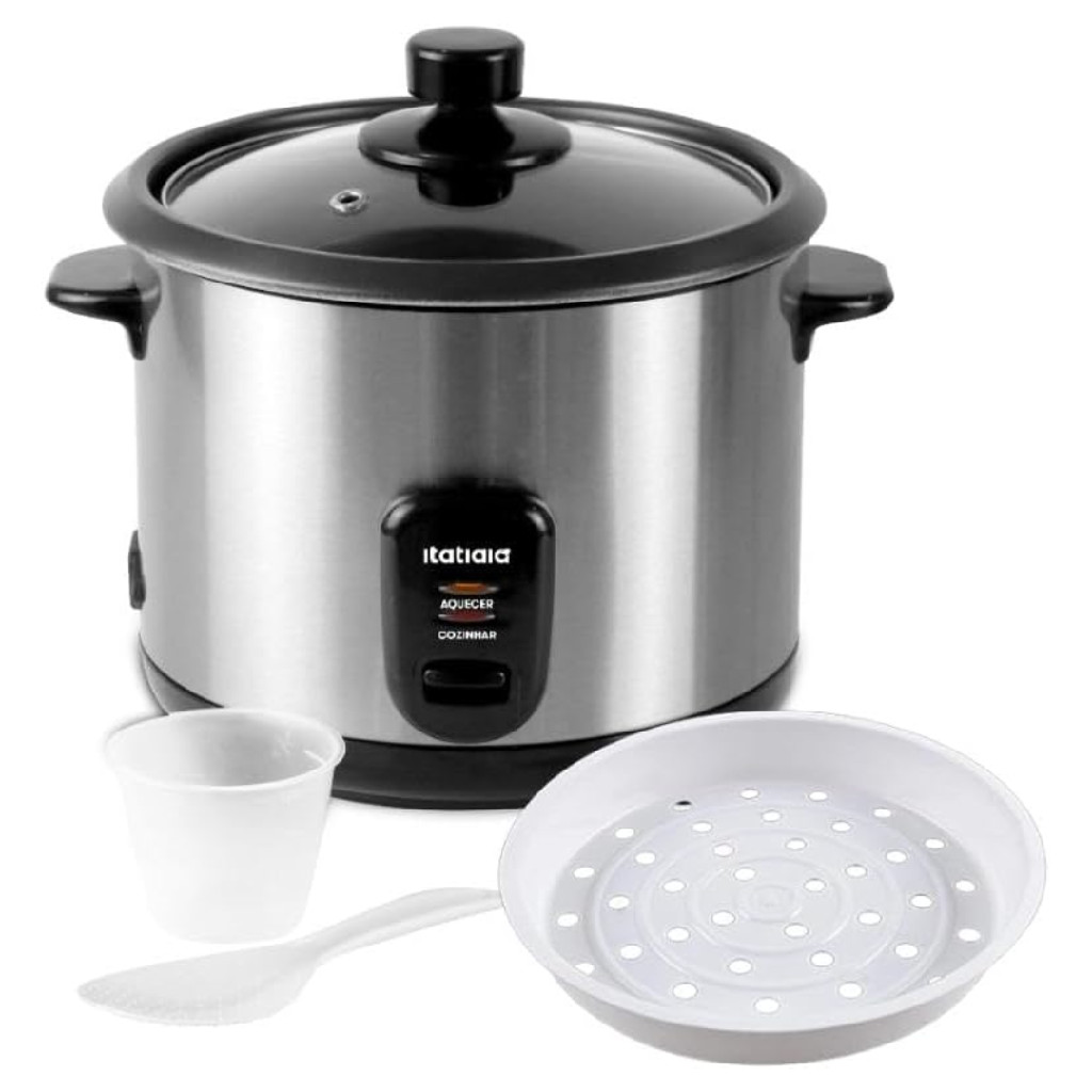 Panela de Arroz Elétrica  El Mid VIS 1,5L 220V 500WInox Itatiaia