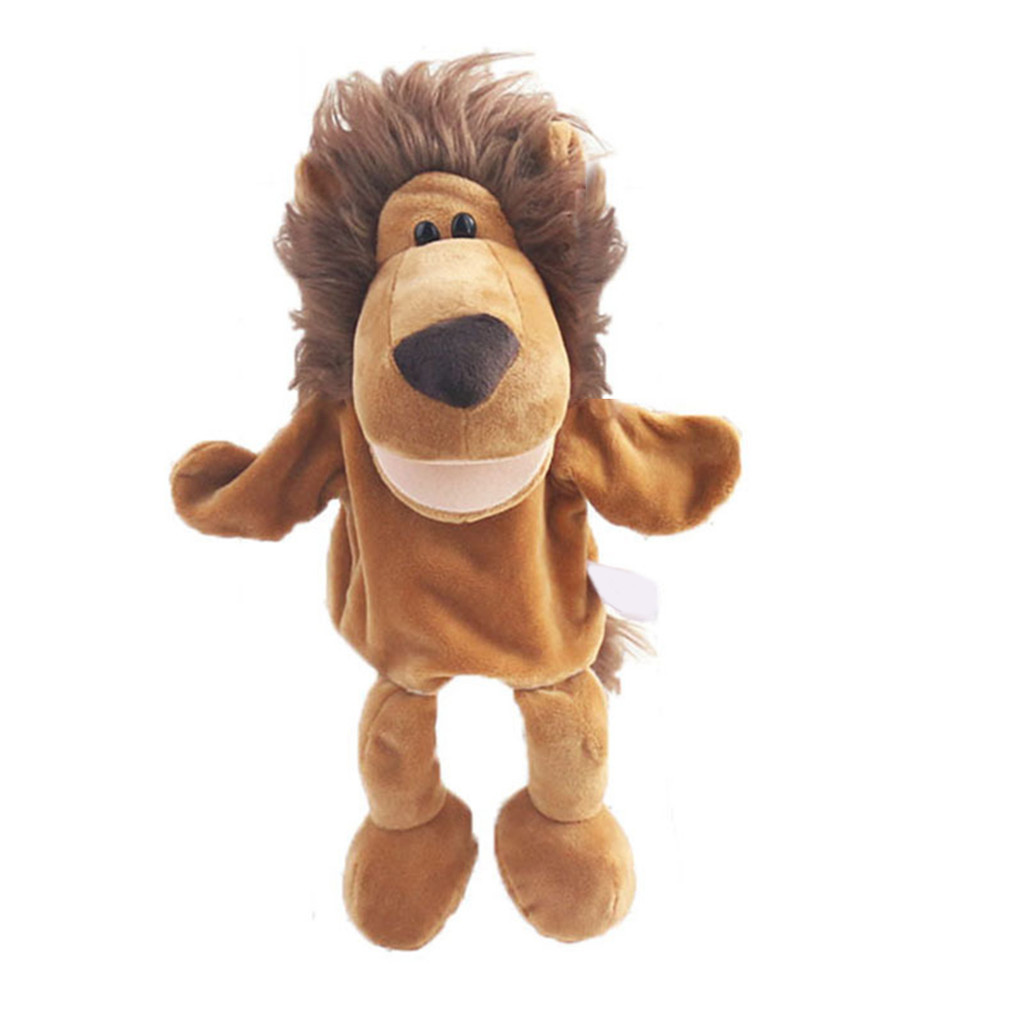 30cm Forma Animal Fantoche De Mão Dos Desenhos Animados Brinquedos De Pelúcia Bebê Boneca Educacional Fingir Contar Hist