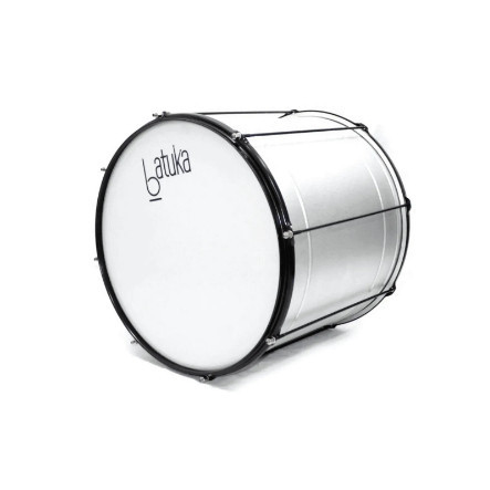Surdo 45x16" Alumisteel 8 Afinações Aro Chp Preto Pele Leitosa Batuka by Luen 60052