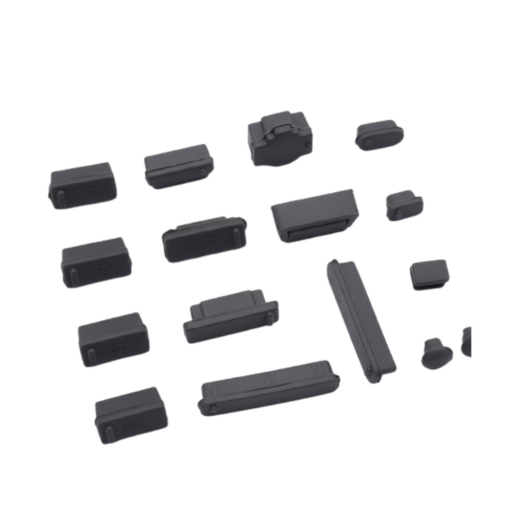 13 Protetores Anti Poeira USB em Silicone para Notebook e PC – À Prova d’Água