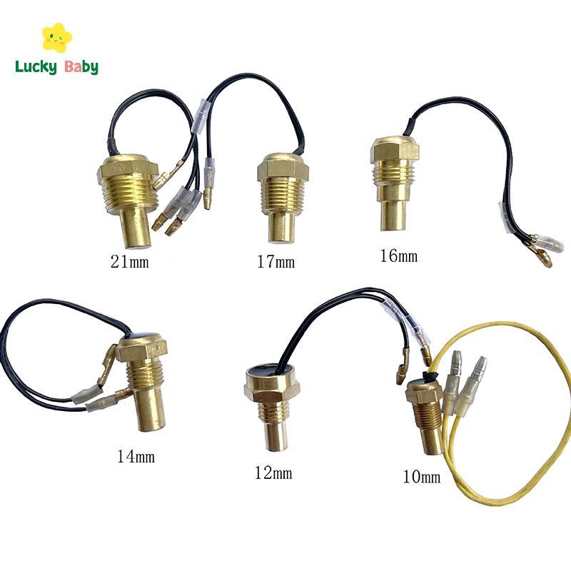 [Luckybaby-t] 1PC 12V/24V 10MM 12MM 14MM 16MM 17MM 21MM Sensor Universal De Temperatura Da Água Do Carro Medidor Bons Pr