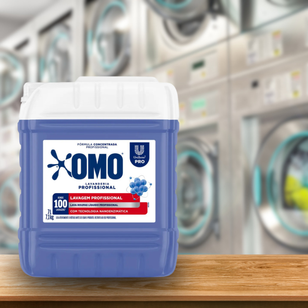 OMO LAVA ROUPA LÍQUIDO 7 l GALÃO SUPER CONCENTRADO IDEAL CASA LAVANDERIA