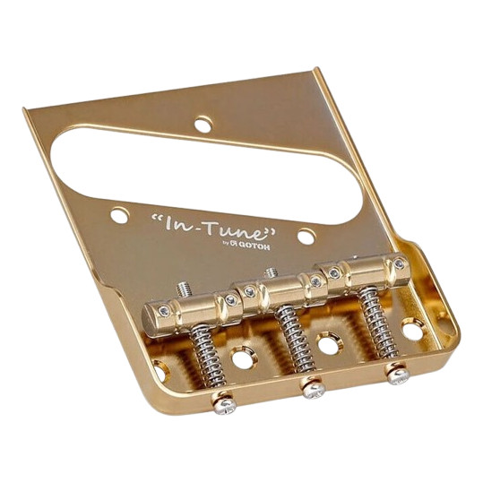 Ponte Gotoh P/ Guitarra Telecaster Vintage Dourada Bstc1s