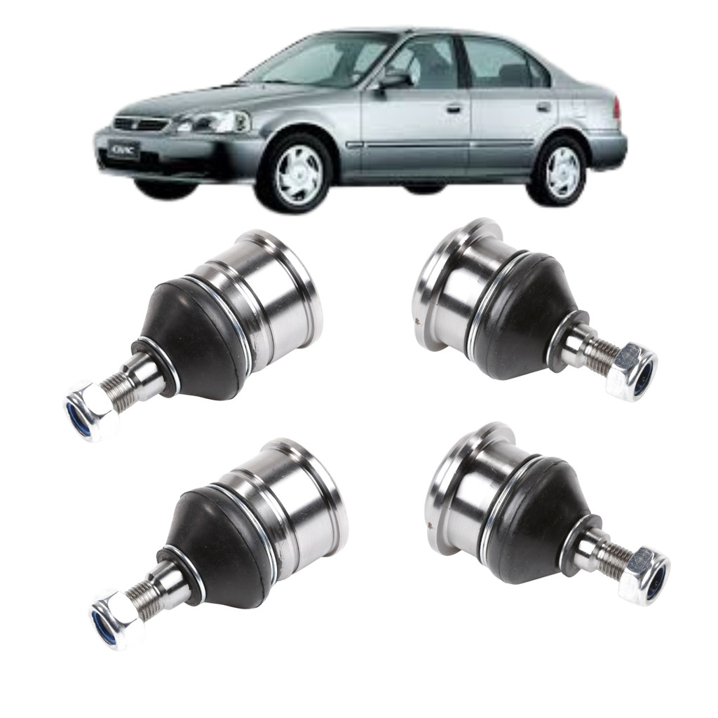 02 Pivô Superior 02 Pivô Inferior Honda Civic 1996 A 2000  Balança Bandeja