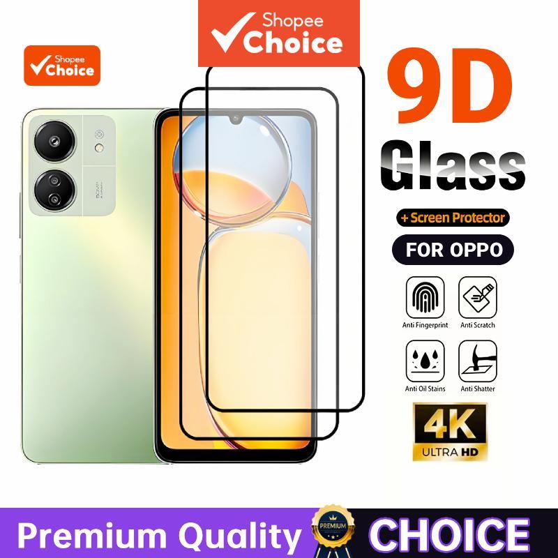 Protetor de Tela Sensível ao Toque com Cobertura Total em Vidro Temperado para OPPO A5i A3 A5 A6 Pro Reno 4 5 14 Reno