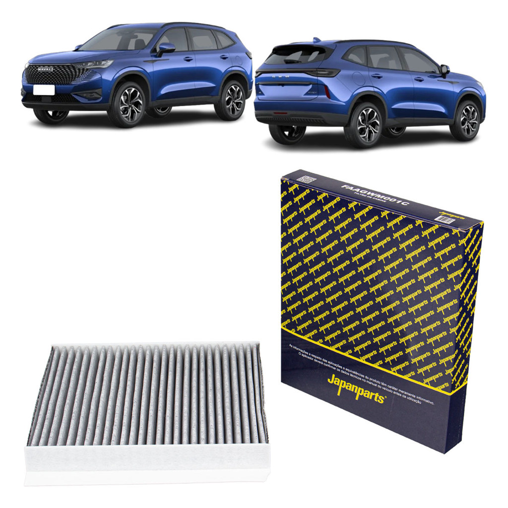 Filtro de Cabine Ar Condicionado Carvão Ativado GWM Haval H6 1.5 16v Turbo Híbrido Após 2023