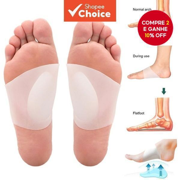 Palmilhas Ortopédicas com Suporte para Arco do Pé para Pés Chatos, Almofada Plana, Corretor de Pés Chatos, Suporte para
