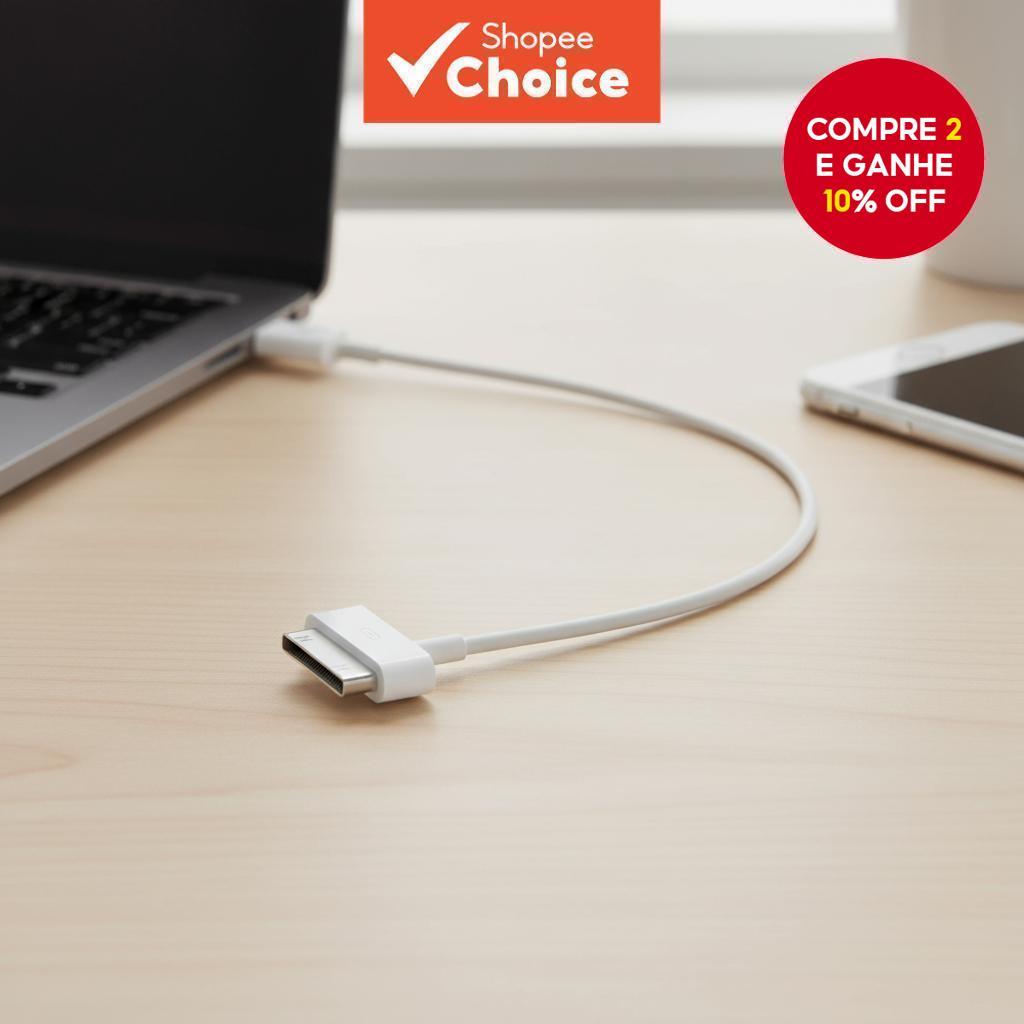Cabo Adaptador de Carregamento de Dados USB 30 Pinos para iPhone 4 4s 3G 3GS iPad 1 2 3 iPod Nano Touch Acessórios para