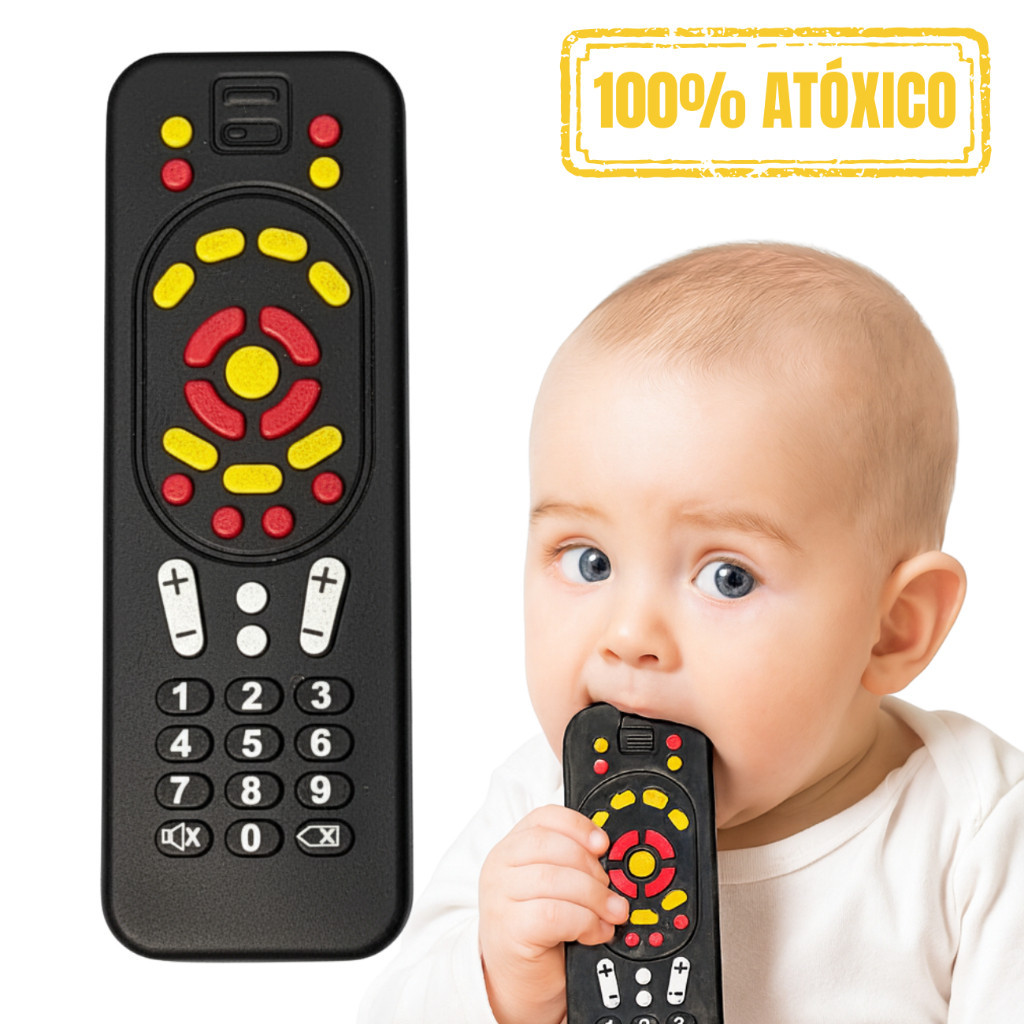 Mordedor Infantil Para Bebês Atóxico Massageador BPA Free Dentição Bebê Meadora Toys