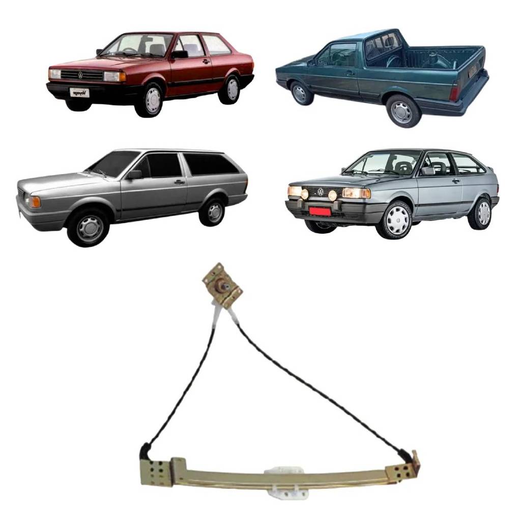MAQUINA VIDRO MANUAL GOL VOYAGE PARATI SAVEIRO G1 88 A 96 La em Oferta na Shopee