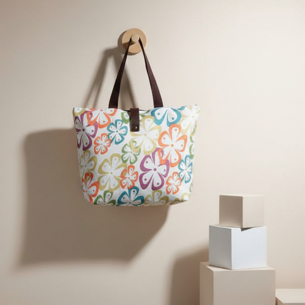 Bolsa Dobrável Oxford Resistente - Para Compras Mercado Feira Viagem Praia | Sacola Reutilizável