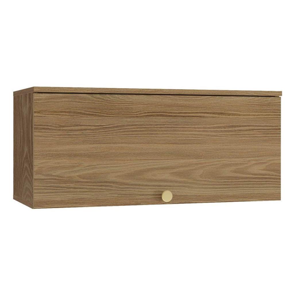 Módulo Cozinha Kappesberg Botanic Armário Botanic M637 c/ 1 Porta Basculante 80cm Nogueira - Kappesberg em Oferta na Shopee