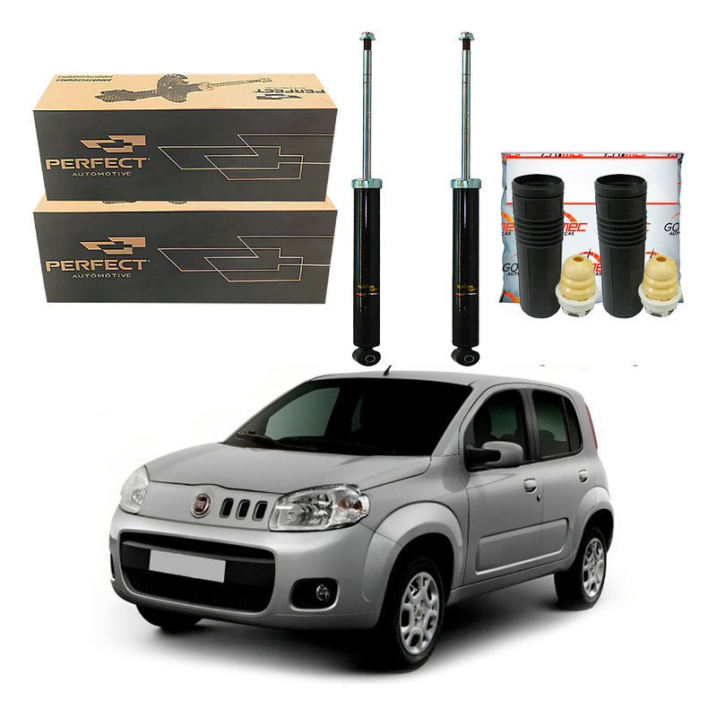 Kit Amortecedor Traseiro Novo Uno 1.0 1.4 2010 A 2016