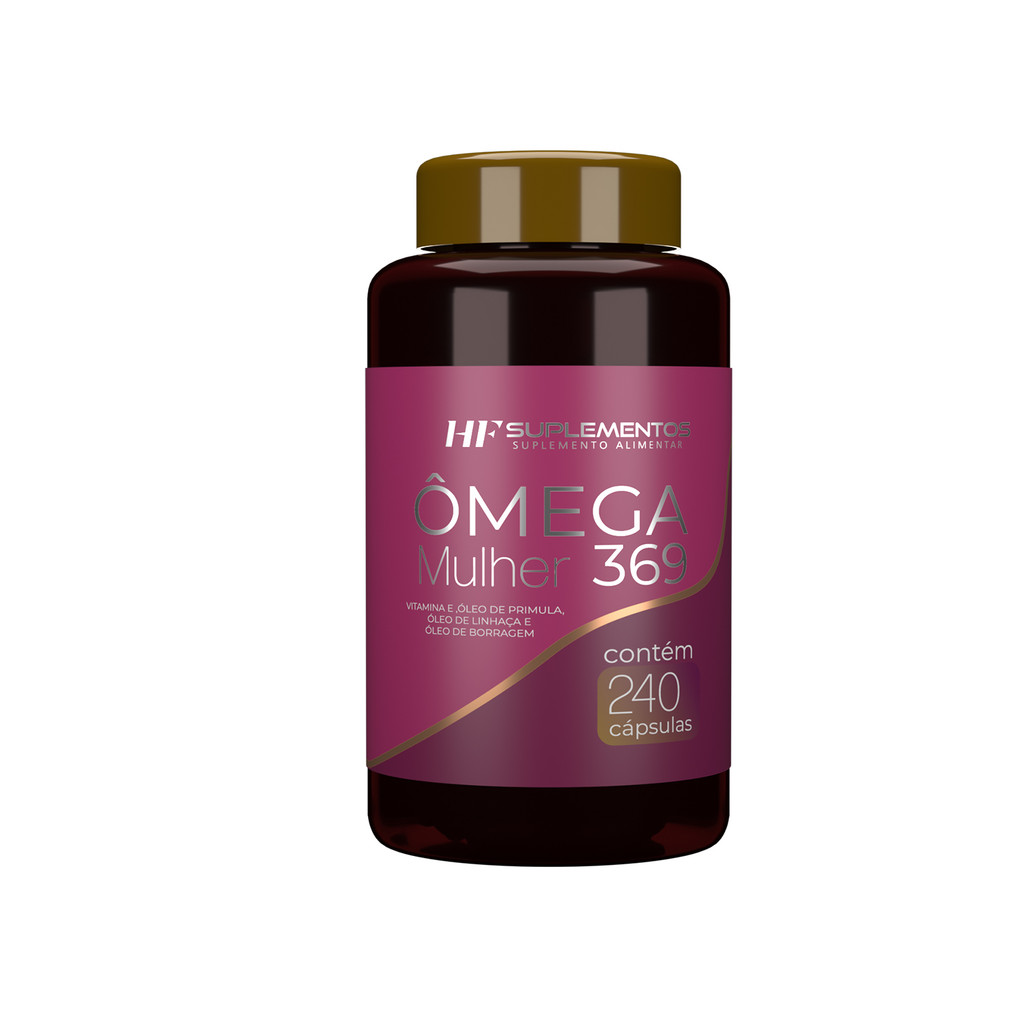 OMEGA 3 6 9 MULHER 240CAPS HF SUPLEMENTOS