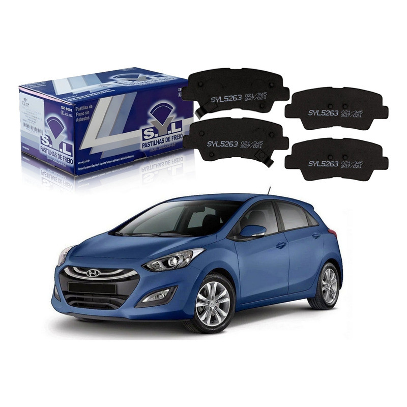 Pastilha Freio Traseira Syl I30 1.8 2015 A 2016