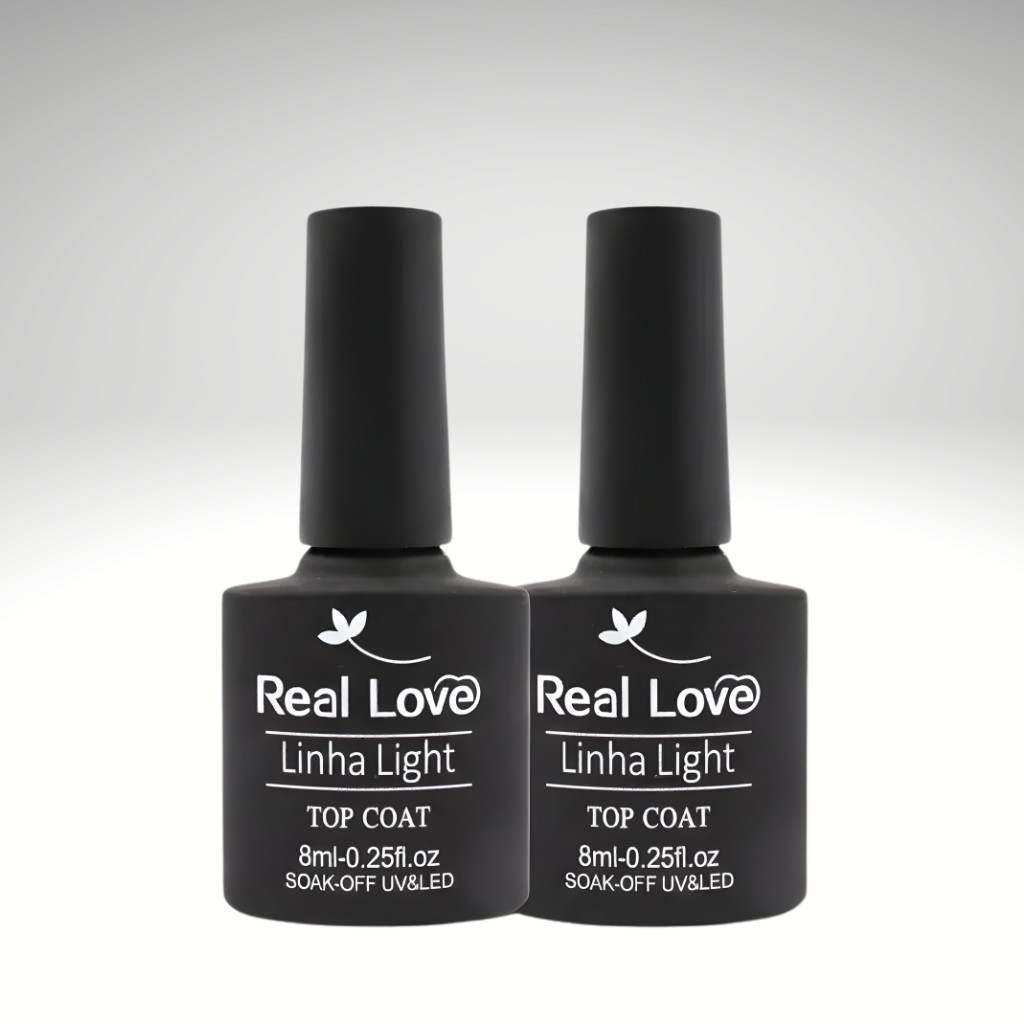 Kit Especial 2 Top Coat 8ml - Real Love em Oferta na Shopee