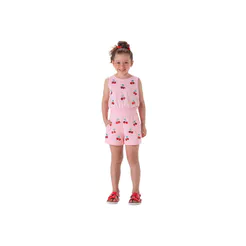 Conjunto Curto Cereja Menina Marisol