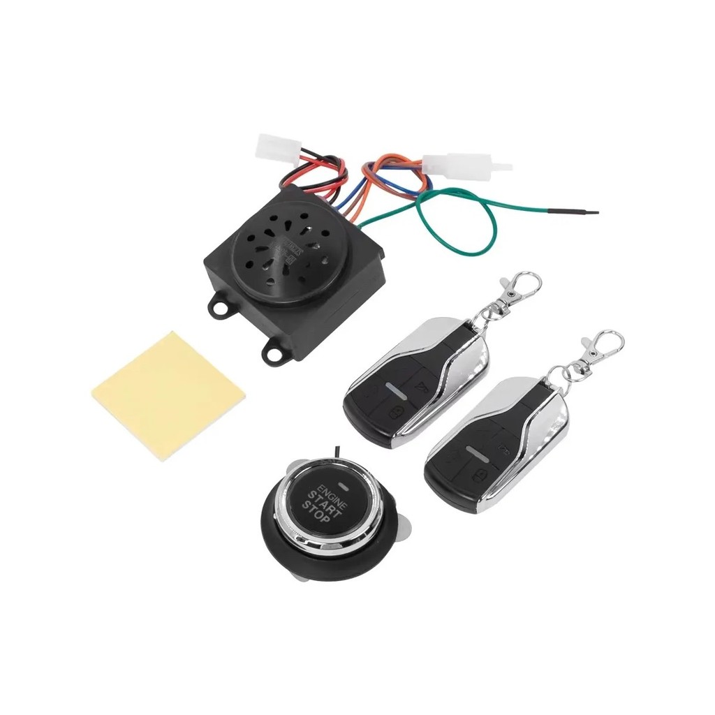 Alarme Com Botão Start Controle Remoto Scooter Citycoco 60v