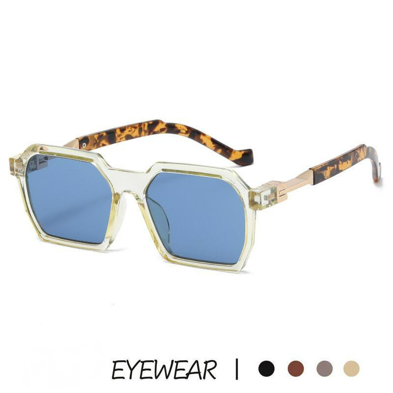 Óculos de Sol Quadrados Estilo Punk para Homens, Óculos de Sol UV400, Óculos de Sol Fashion e Modernos para Mulheres